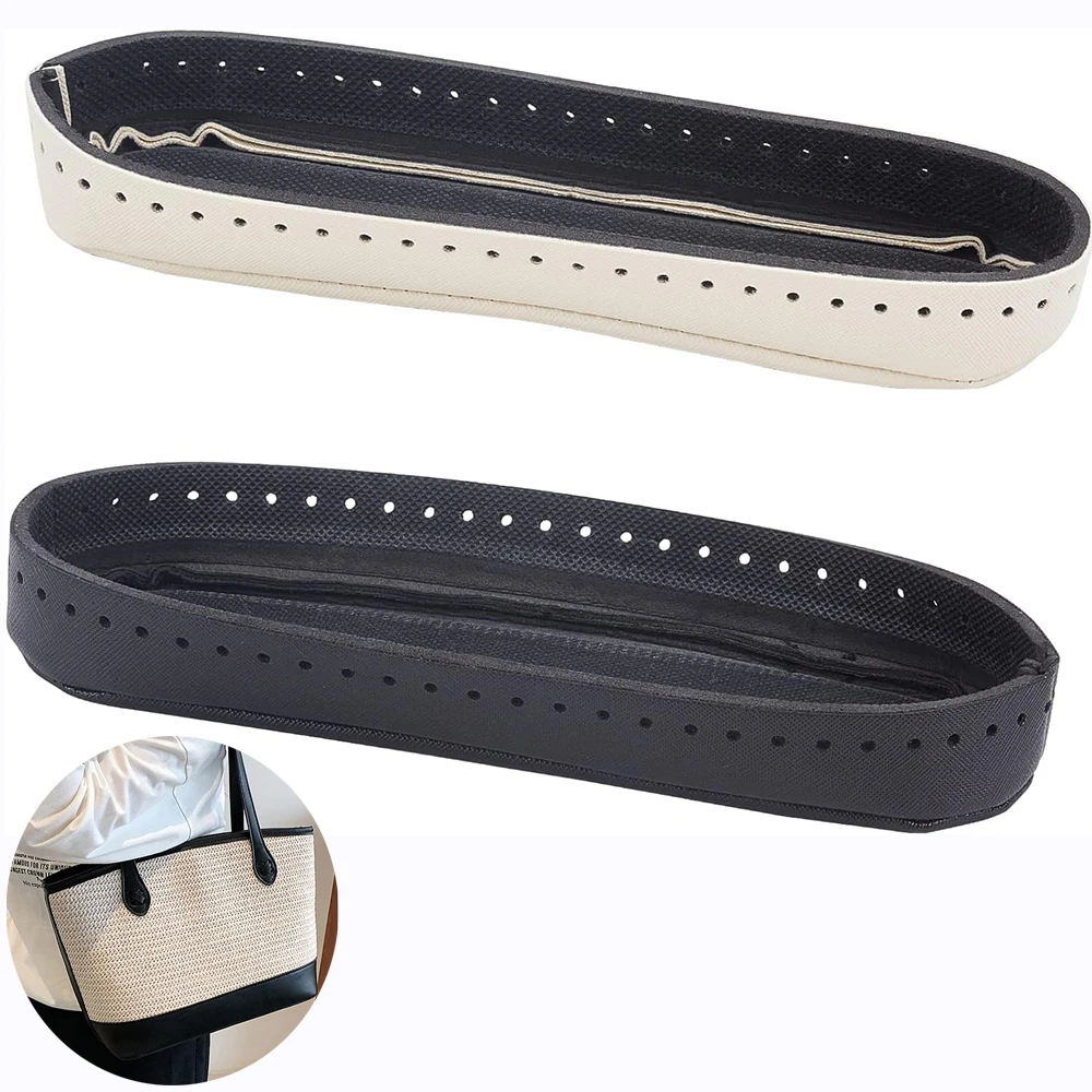 32x12cm Leather Bag Bottom Knitting Crochet Bag Cushion Base Shaper Pad for DIY Weaving Tote Bags Handbag Purse Accessories