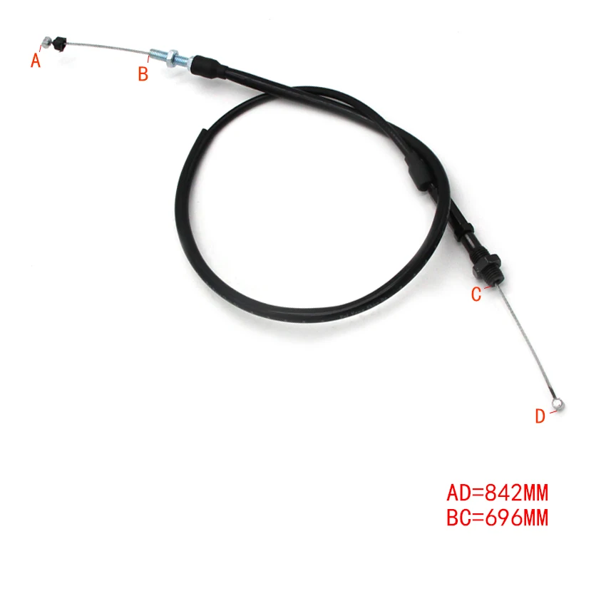 Motorcycle Push&Pull Throttle Cable Line Wires Scooter Acceleration For Ducati Monster 659 ABS AUSTRALIA Monster 696 Monster 796