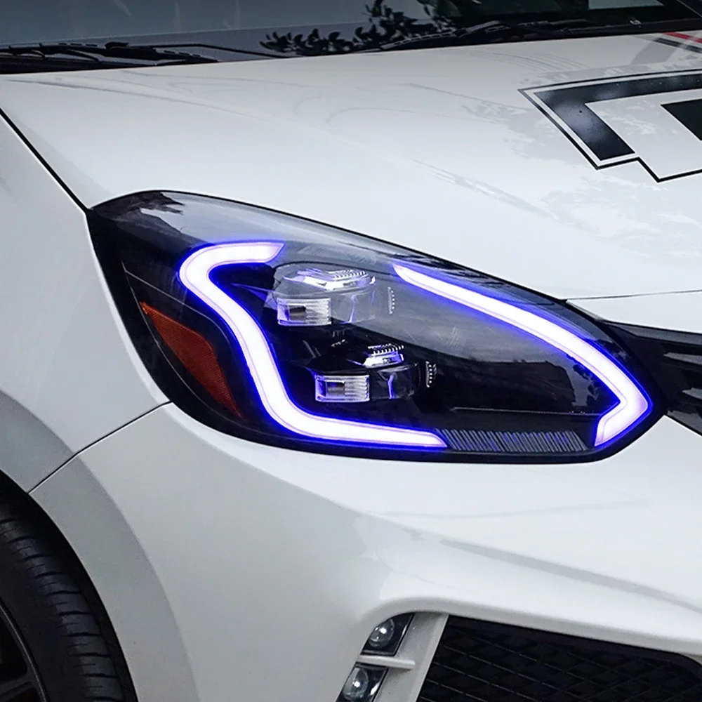 

Автомобильные фары для Honda Fit GR9 2021-2024, светодиодные передние фары в сборе, модернизированные, с двойными линзами-проекторами, динамические световые аксессуары