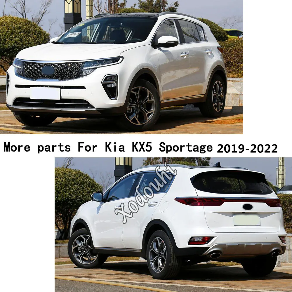 Sticker Styling Detector Stainless Steel Side Door Body Trim Strip Frame Molding 4PCs For Kia Sportage KX5 2019 2020 2021 2022