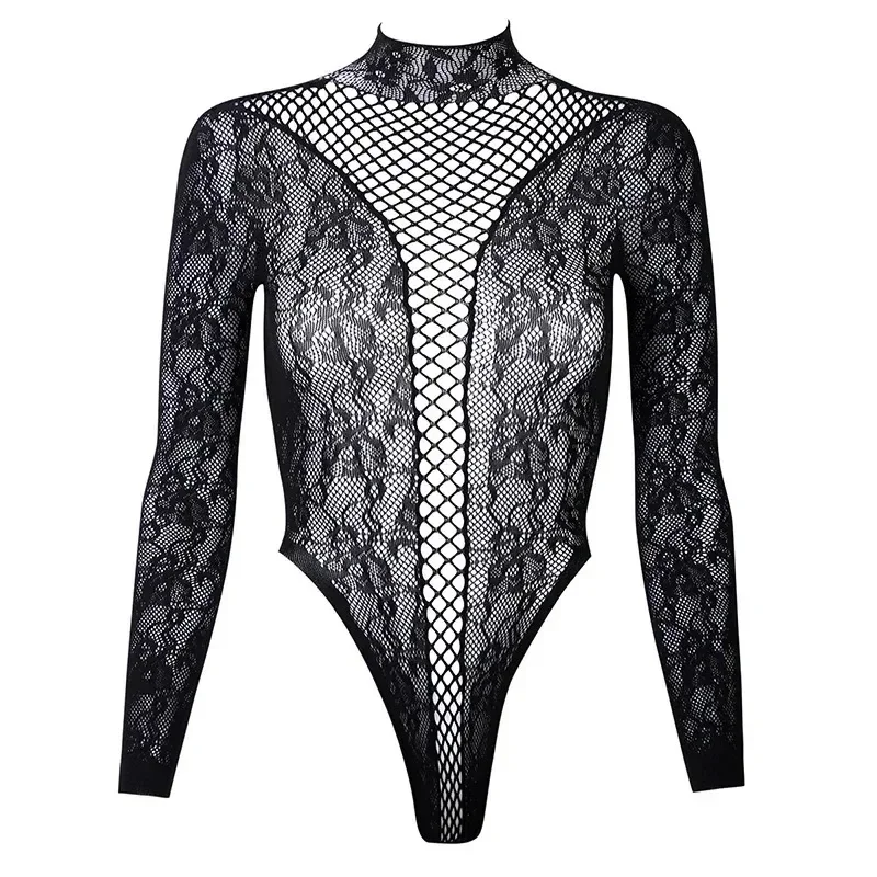 كم طويل شبكة صيد السمك تيدي بقماش شفاف يوتار غطاء للذراع مثير الملابس الداخلية الشتاء المثيرة ارتداءها الأكمام المحافظين عارية الذراعين #4