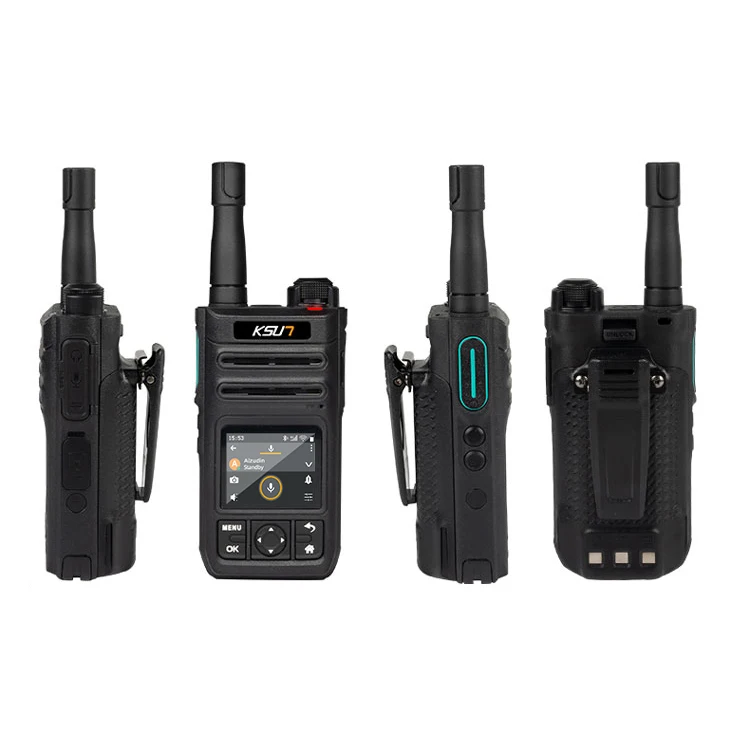ZL30 Blue Tooth Ptt Poc 4G Network Walkie Talkie Android Handy Talkie 100 Km Range Long Range Radio Compatible With Zello App