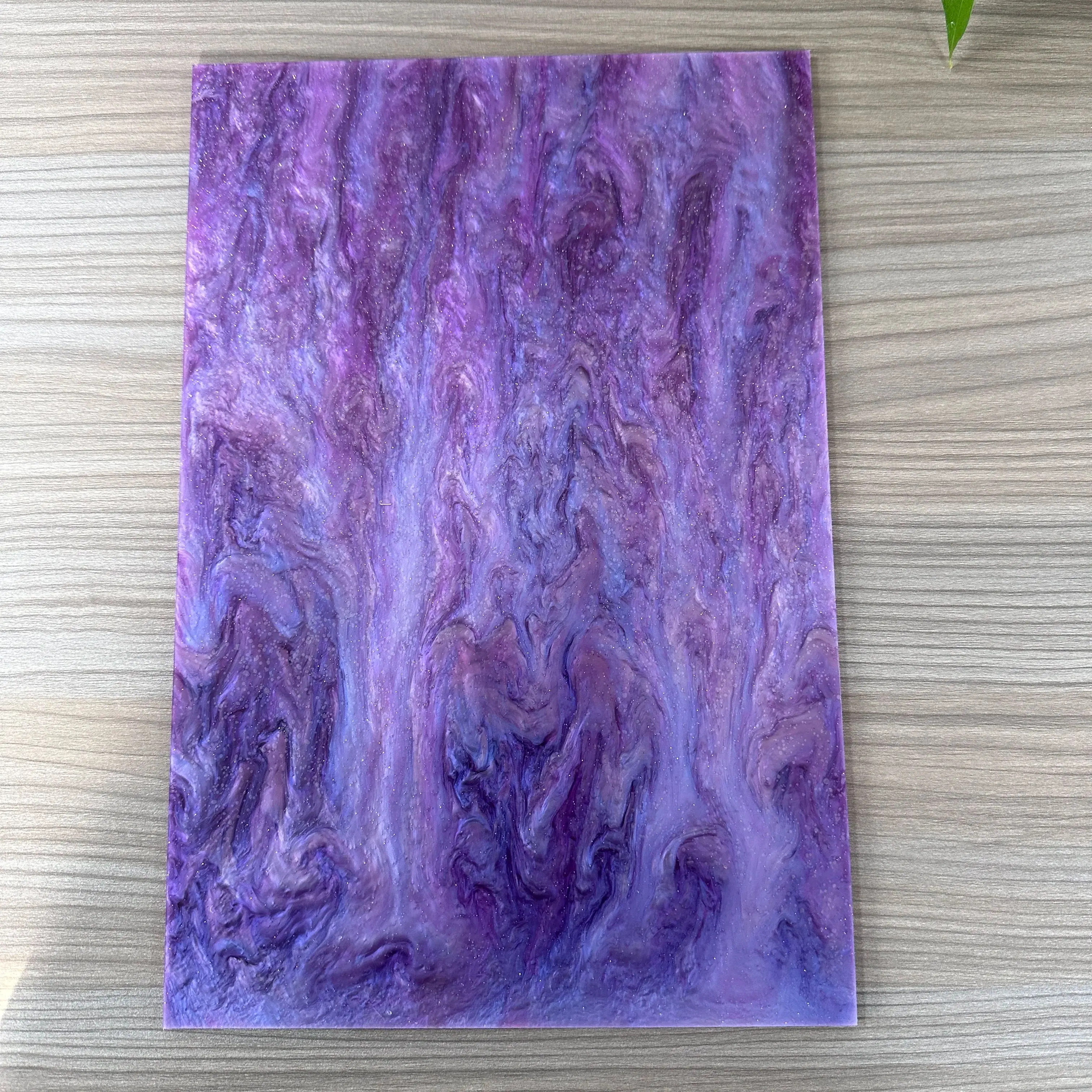 Purple Sheet Star Glitter Acrylic Sheet 3MM Thick 12*8 Feet Used for Crafts Decoration DIY material etc.