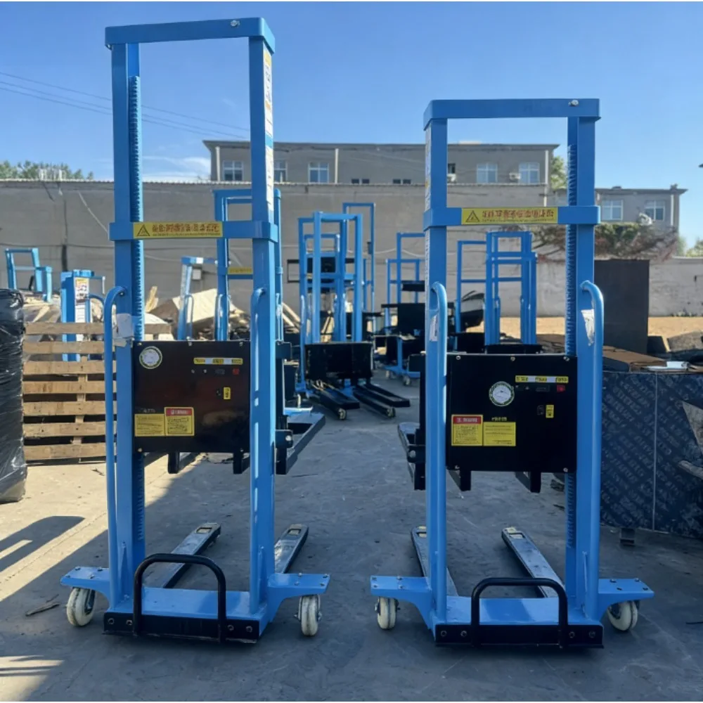 Portable Electric Forklift Loading and Unloading Tool Suitable for Factory and Warehouse Transport Small Lifting Stacker