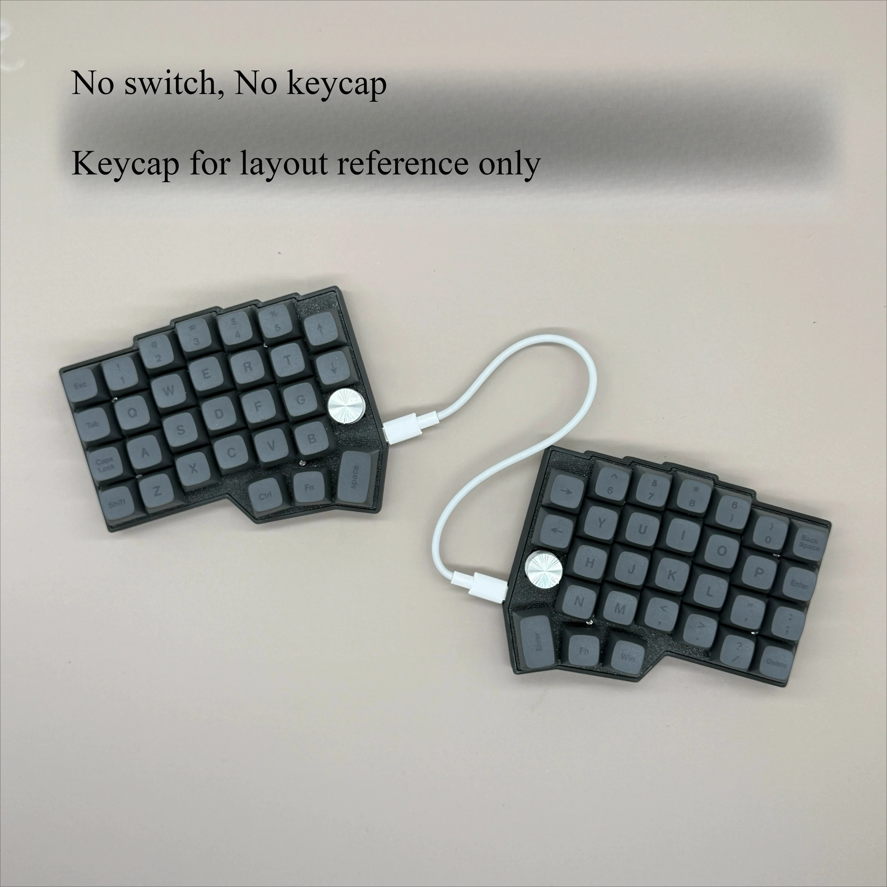 BORNE Mechanical keyboard kit ergo corne 4x6 layout Hotswap RGB VIAL 58 keys spilt keyboard