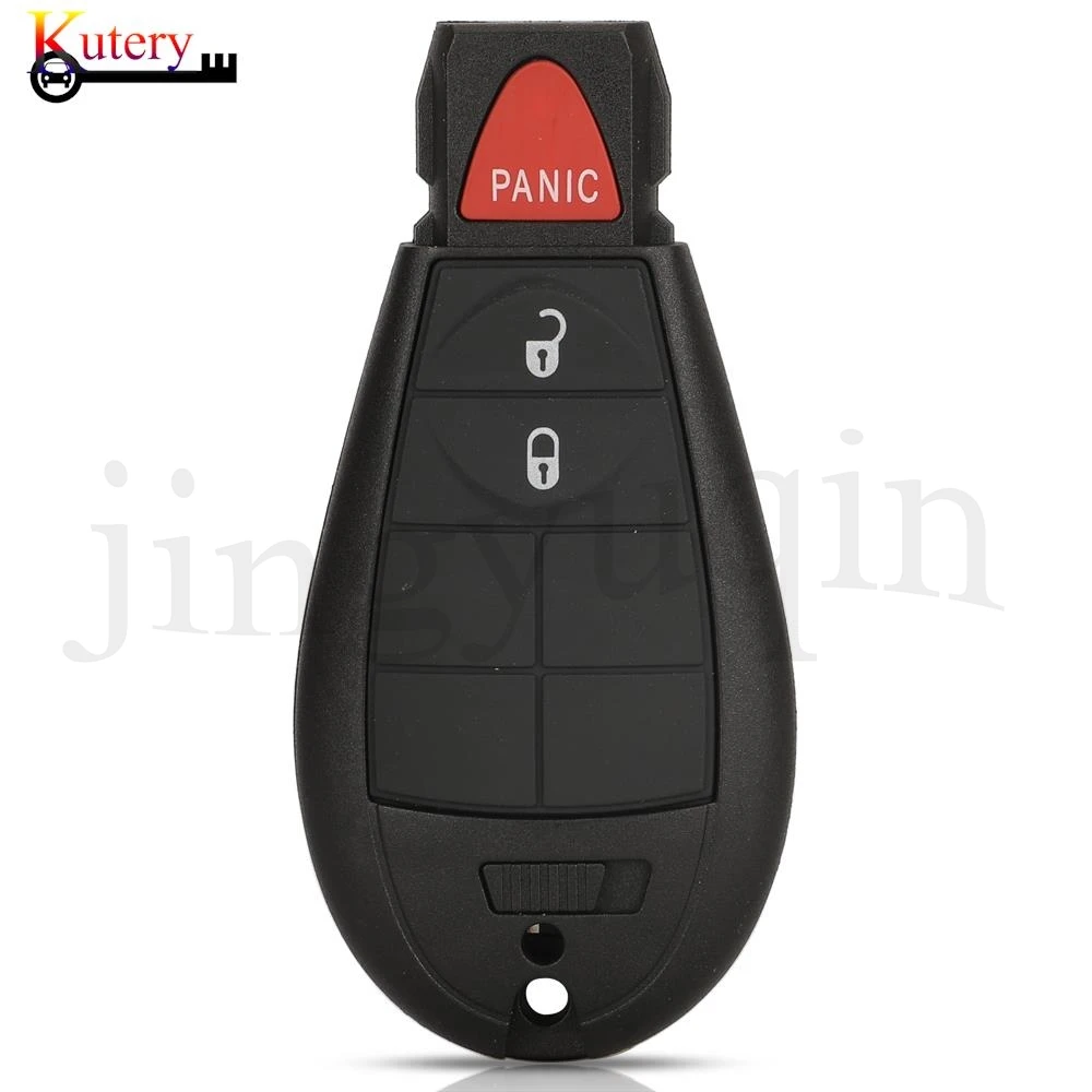 Jingyuqin-llave de coche inteligente con control remoto, llave de GQ4-53T para Dodge RAM 1500, 2500, 3500, 4500, 2013-2019, 433MHz, Chip de ID46-PCF7961A, 2/3/4/5 botones