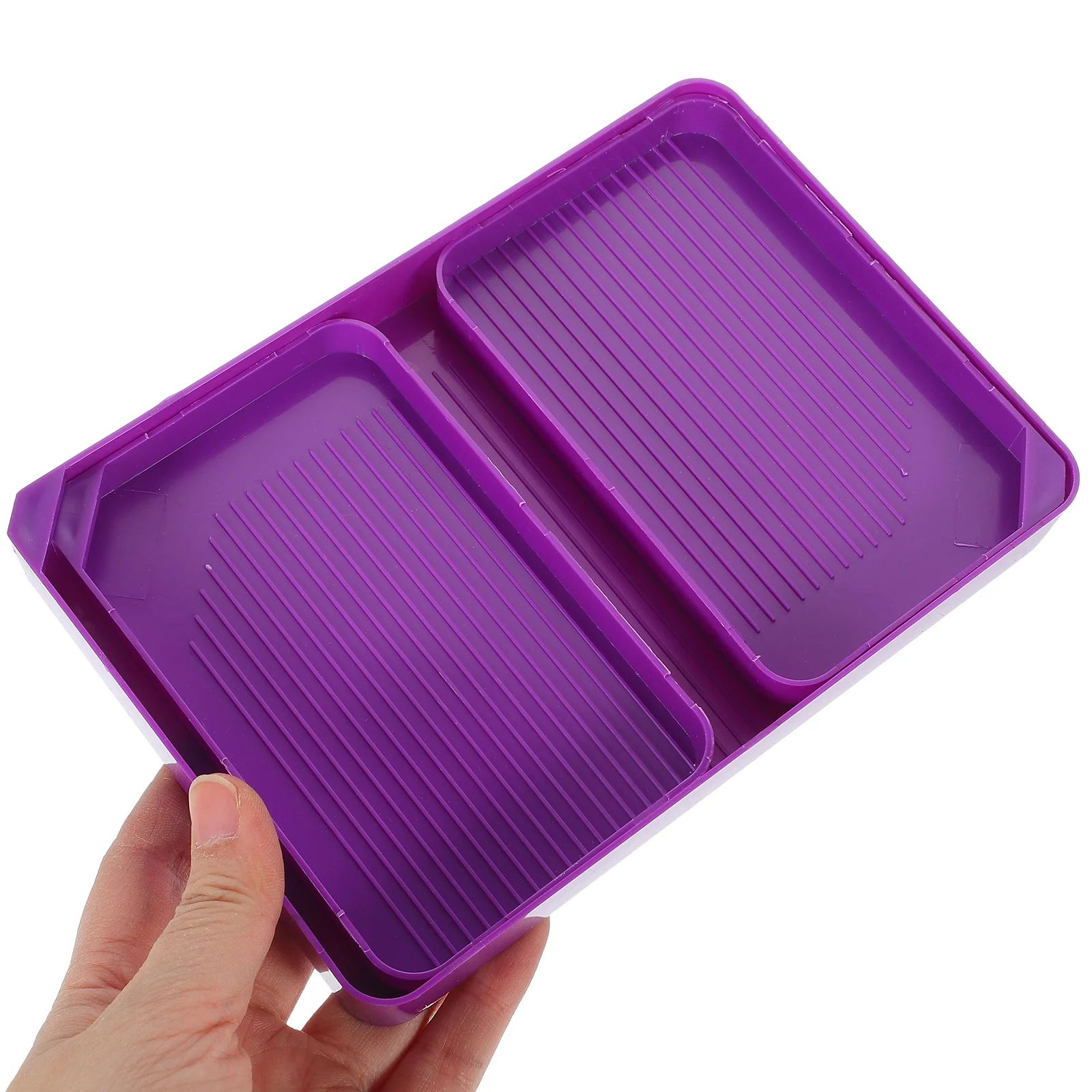 1 مجموعة الماس الفن حبة تخزين الحاويات لوحة سعة كبيرة DIY بها بنفسك حجر الراين فرز صينية حجر الراين صينية حبة المجلس