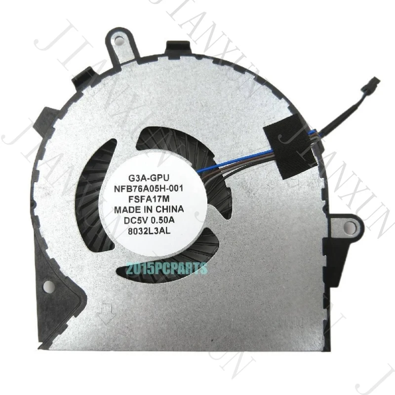 A+New GPU Cooling Fan for HP 15-CE 15-CE000 Series P/N NFB76A05H-001 5V 4-Pin Replacement