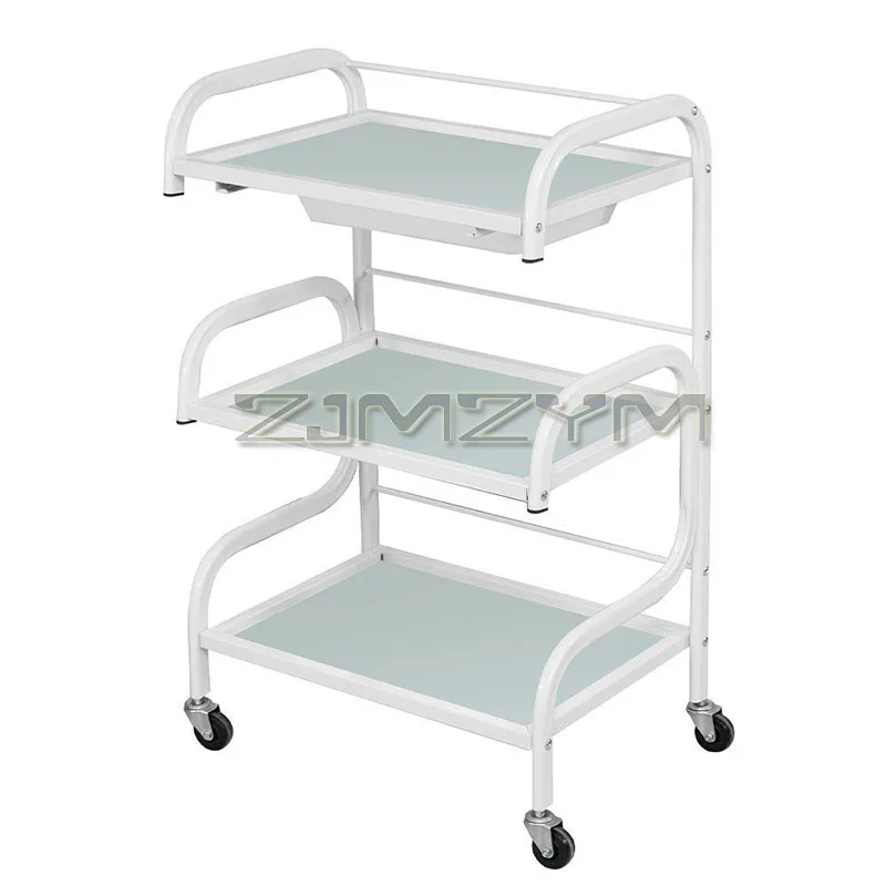 Beauty Salon Trolley Hairdressing Beautician Bar Spa Multi-purpose Wheels Furniture Aesthetics Tattoo Manicure Salon Trolley