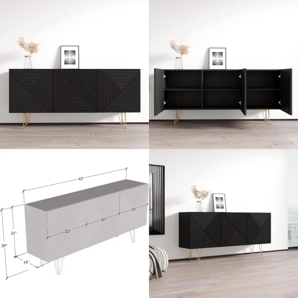 

Modern Chrome Finish Metal Serving Cart for Contemporary Spaces