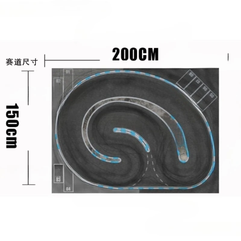 

"1/28 RC Drift Track for MINI-Z RW00 DRZ GLD BMX - Professional Micro Car Racing Circuit with Simulation Surface"