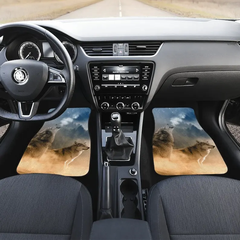 Wolves Car Mats / Wolves Car Mats / Wolves Front Car Mats / Wolves Car Accessories