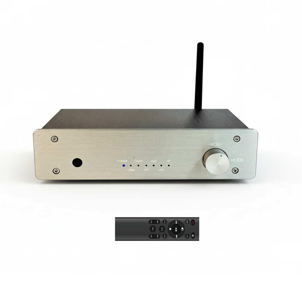 

Samtronic Aluminium Digital Amplifier TPA3116D2 HiFi Treble and Bass Control Stereo Digital Audio Amp Board for Home Theater