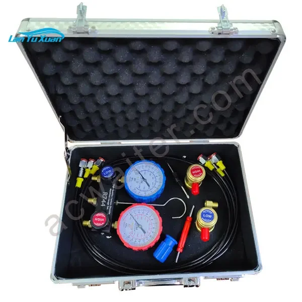 OEM factory Manifold Gauge Set R744 CO2 Charging Hose 1.5M*3 Gauge Diameter 80CM 600KG