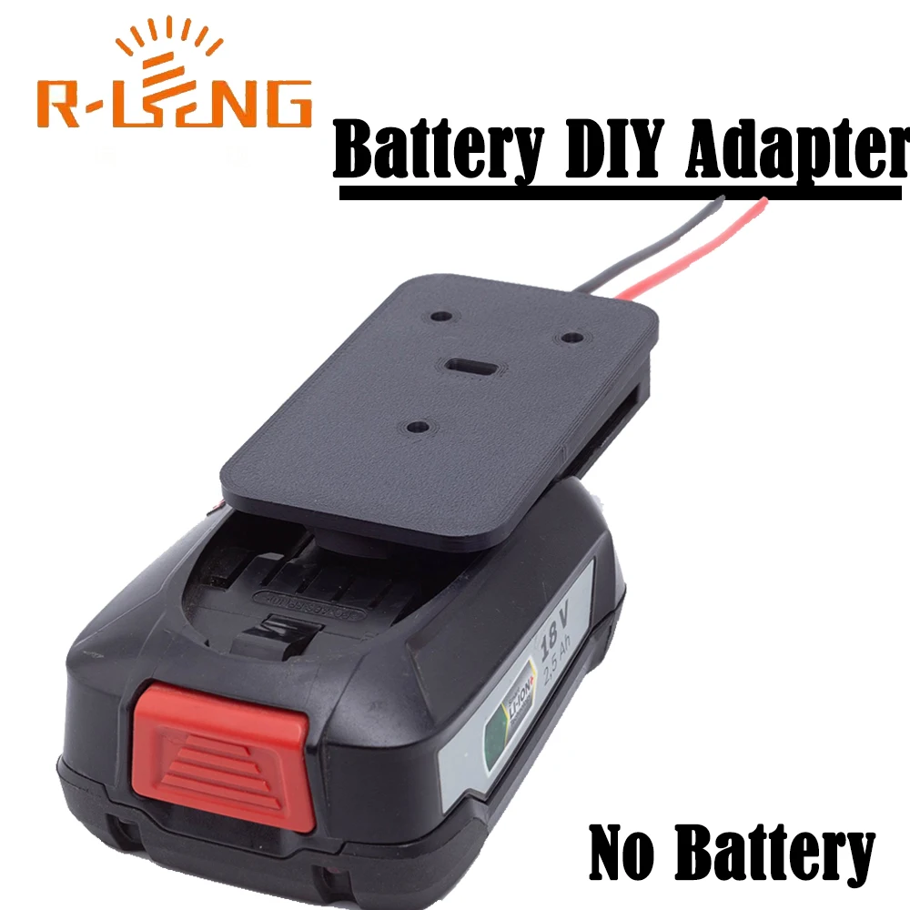Power Wheel DIY Battery Converter Adapter do Bosch Green PBA 18V Lithium Battery 14AWG do Rc Car Rc Truck, DIY use (NO Battery)
