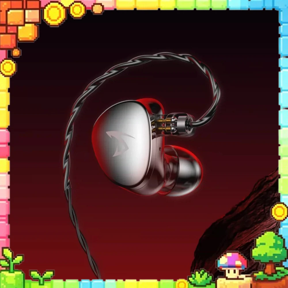 SIMGOT GuangShi EG280 Wired Headset Second Generation LCP Dual Cavity Moving Coil E-sports Headset Planar Magnetic Tweeter Unit
