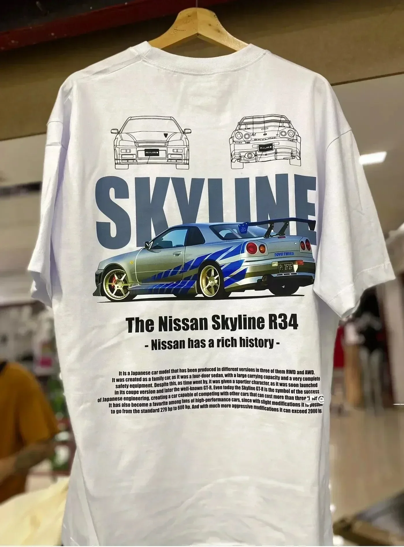 

Perfection Is Never The End GT3-RS Print Cotton Shirt Casual 911 Oversized Tee Shirts Men's and Women's Car Letter Print T-Shirt