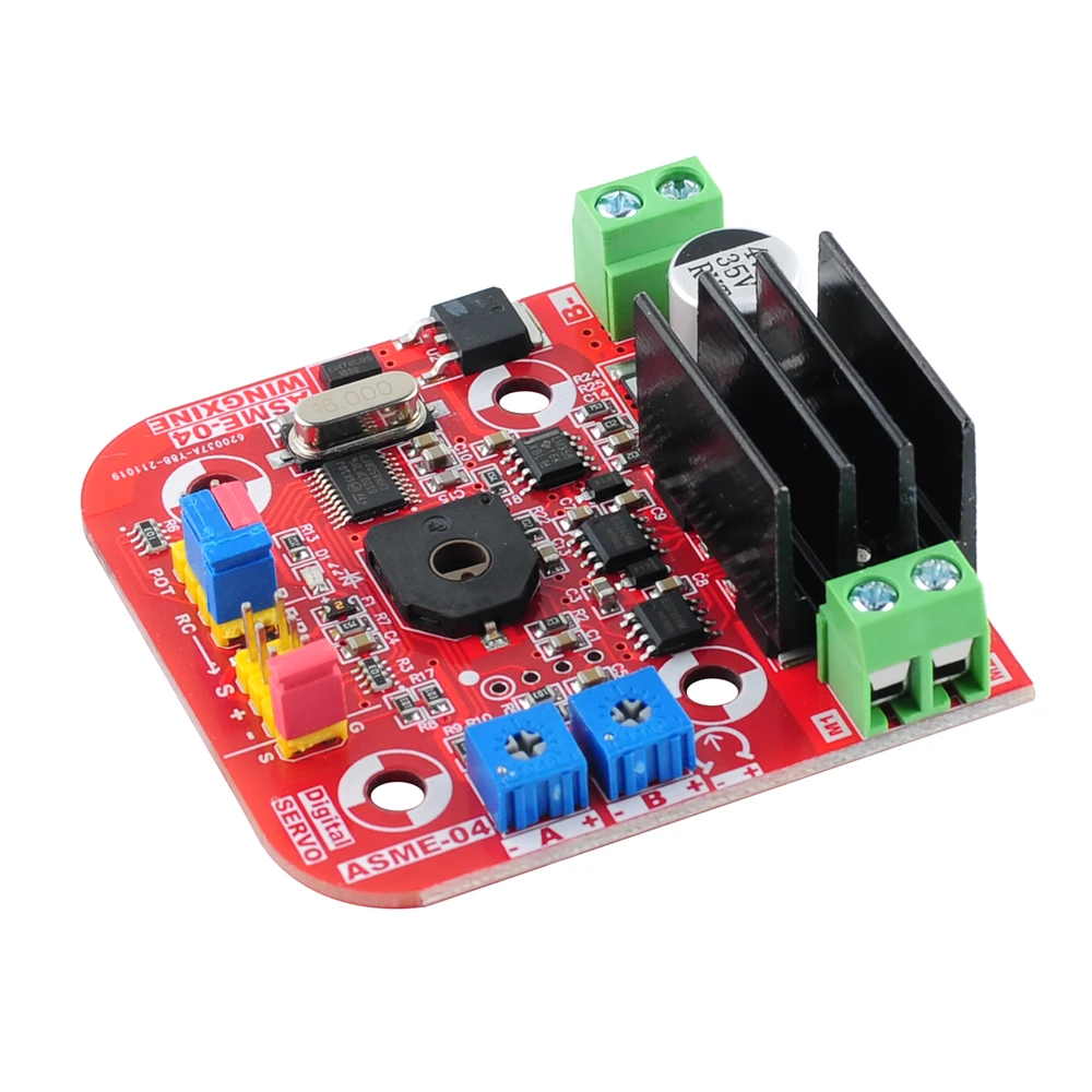 

PCB control board for ASME-04B/05B high torque alloy servo motors 12V/24V/380kg.cm