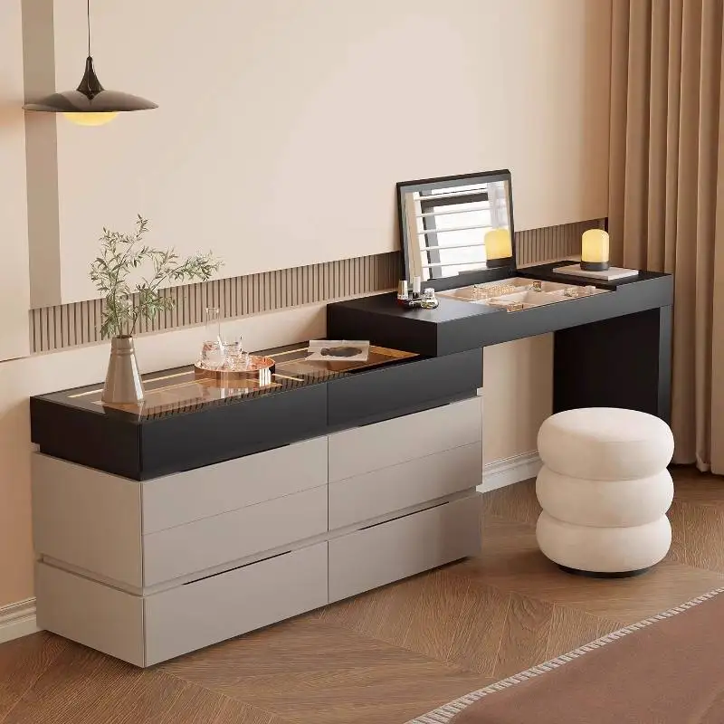 

Organiser Natural Vanity Table Simple Vintage Bedroom Dressers Vanity Table Adult Modern Coiffeuse De Chambre Furniture