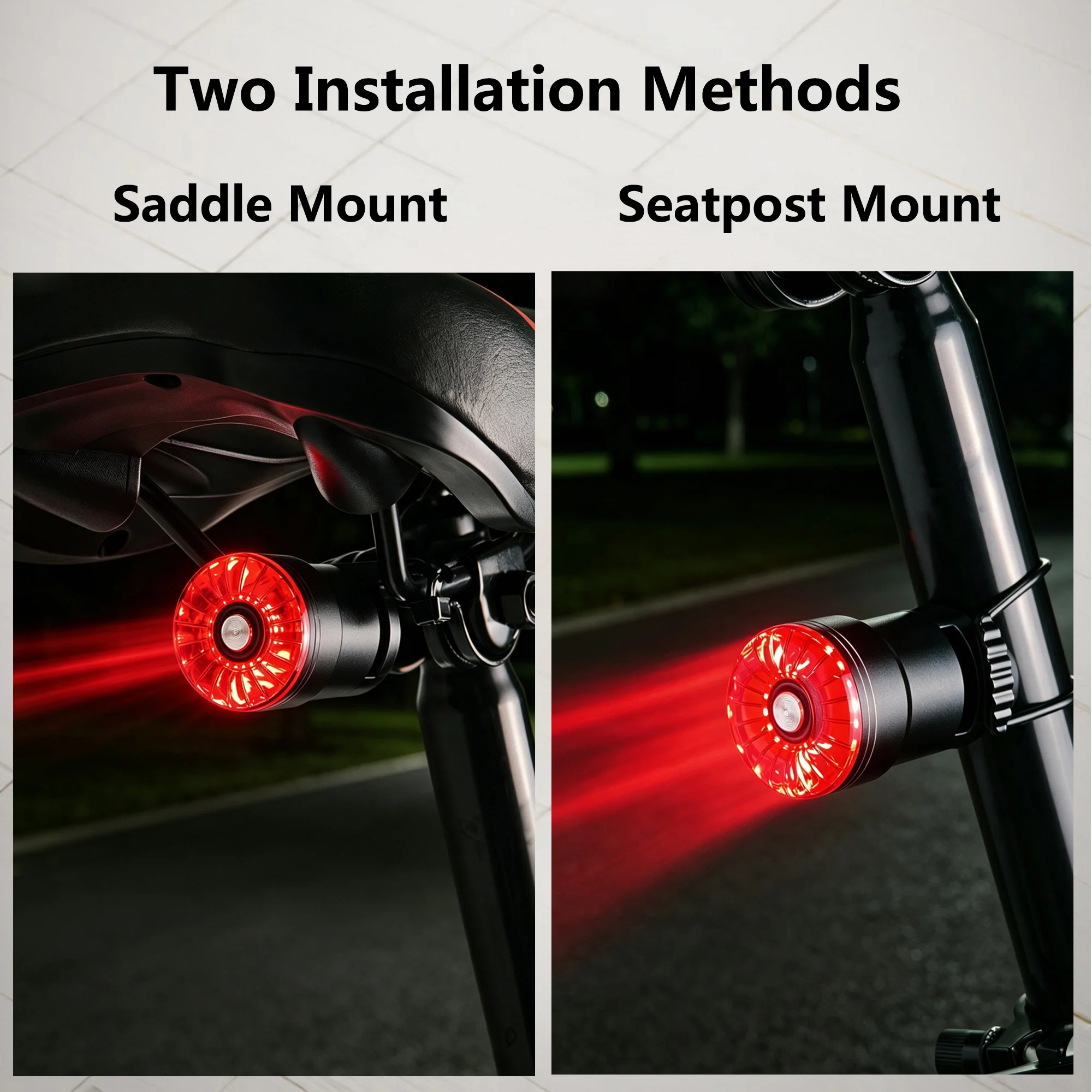 ไฟท้ายจักรยานอัจฉริยะอลูมิเนีย - Smart Bike Brake Sensor Rear Light บทวิจารณ์และราคา