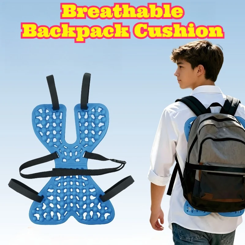 Breathable Backpack Cushion Sweat Proof Pressure Relief Pad Ultralight Summer Outdoor Travel Hiking Commuting Laptop Computer