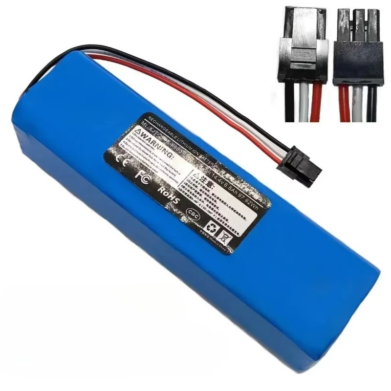 2026 5200mAh-9800mAh-12800mAh Rechargeable Li-ion Battery for Neabot Robotic Vacuum Cleaner Q11 Bateria 14.4-14.8V