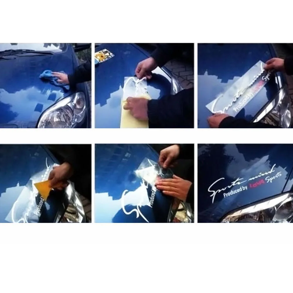 الرياضة العقل ملصق مائي هود الجسم لصائق السيارات نافذة ملصق العالمي الفينيل الرسم سيارة ضبط الأجزاء الخارجية سيارة ملصق #6