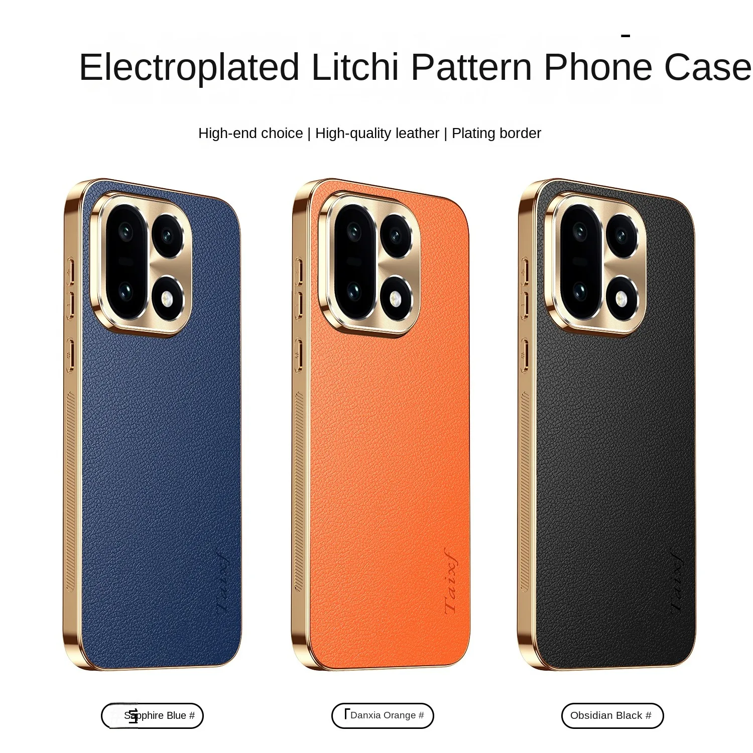 حافظة هاتف جلدية نباتية فاخرة لهاتف OnePlus 15، إطار معدني لحماية العدسات، غطاء مقاوم للصدمات مطلي بالكهرباء #6