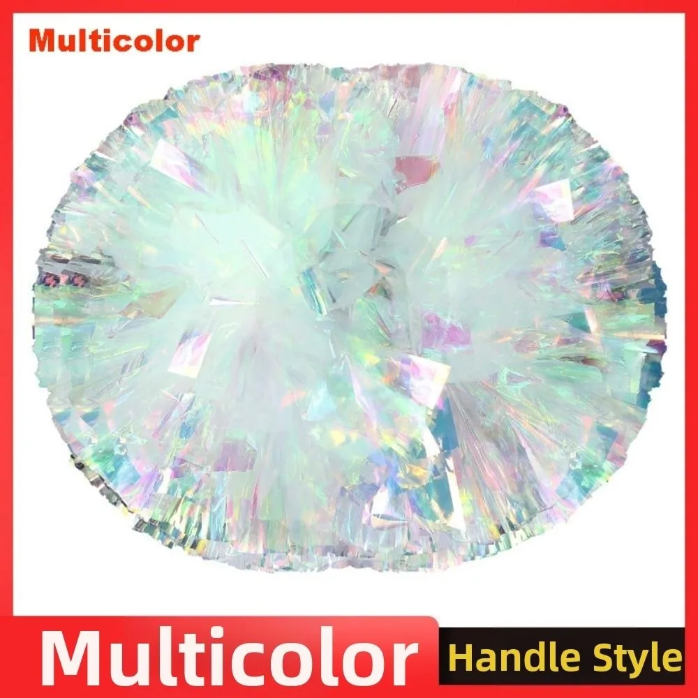 26cm Game Pom Poms PET Come On Props Cheerleader Holding Flowers Multicolors Sports Match Vocal Ball