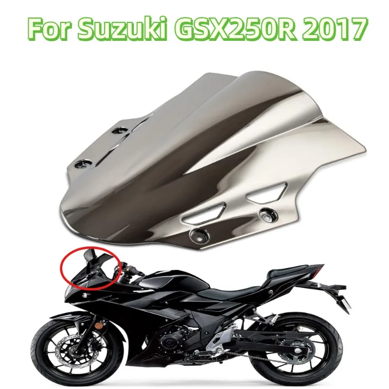 Motobike Protective Parts Windscreens Windshield Wind Deflectors Motorcycle Accessories For Suzuki GSX250R 2017 air director