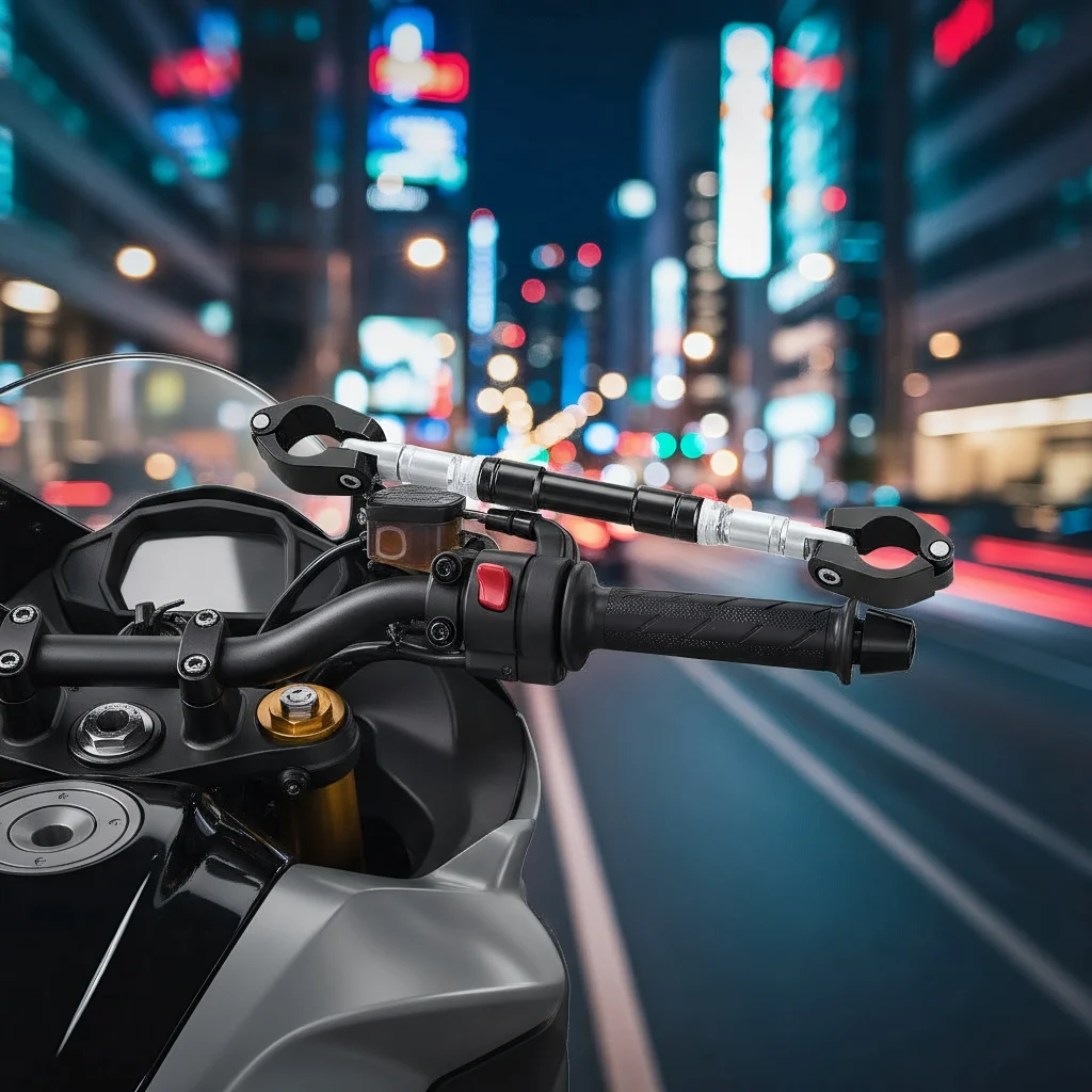 

​ ​ Кронштейн ручки балансировочного стержня мотоцикла — усиленная перекладина с ЧПУ для прочности рулевого колеса ​ ​