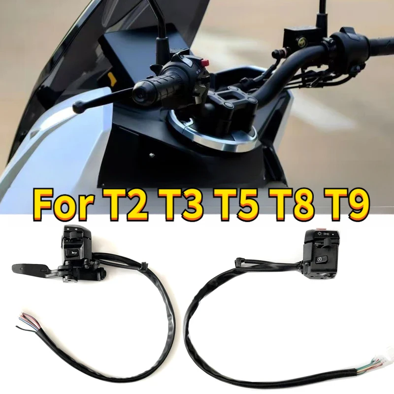 

Motorcycle Left Right Switch Handle Start Horn Ignition Headlight Turn Switch For Wottan Storm 125 for Majiester T8 T9