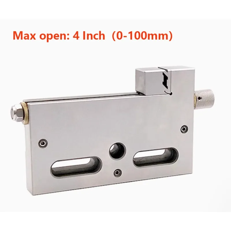 

Wire EDM High Precision Vise Stainless Steel 4" Jaw 100mm Opening 3Kg Clamping