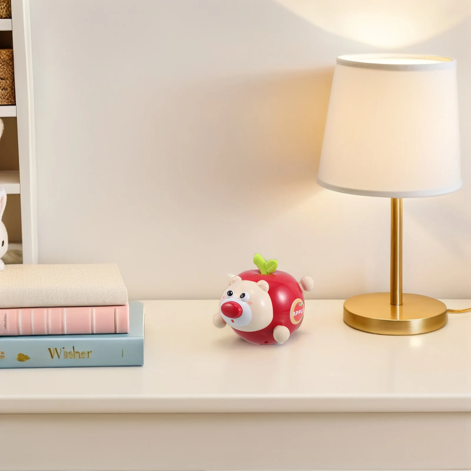 

6pcs Soft Baby Wobble Apple Shape Montessori Sensory Teething For Newborns Visual Stimulation Hand Eye Coordination Indoor Play