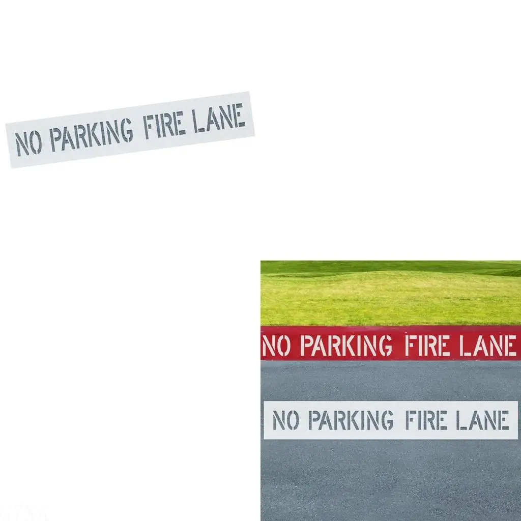 G7NA Professional Template High Visibility for Fire Lane No Parking Marking Enforce