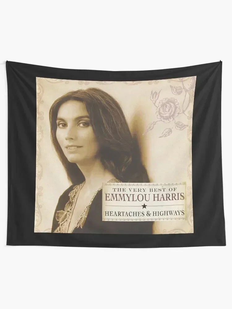 The very best of emmylou harris heartaches highways Tapestry Home Decorations Room Decor Korean Style Carpet Wall Tapestry