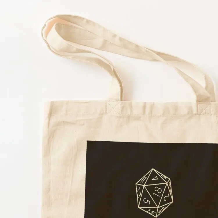 علم النرد ذو 20 جانبًا. حمل حقيبة حقيبة مخصصة حقيبة يد نسائية حمل حقيبة قماش حمل