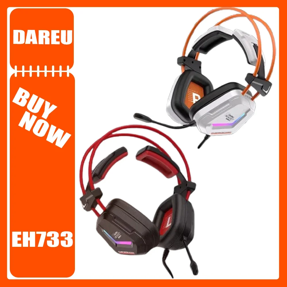 DAREU EH733 hoofdtelefoon draadloze oortelefoon met drie modi lage latentie lichtgewicht FPS-gamingheadset Pc-gameraccessoires aanpassen