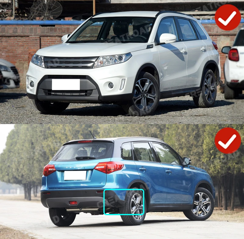 Schmutzfänger Spritzschutz Auto-Schmutzfänger für Suzuki Vitara/Escudo Kotflügel 2016-2025 2017 2018 Vorder- & Hinterfahrzeug-Schutz – Detail 3