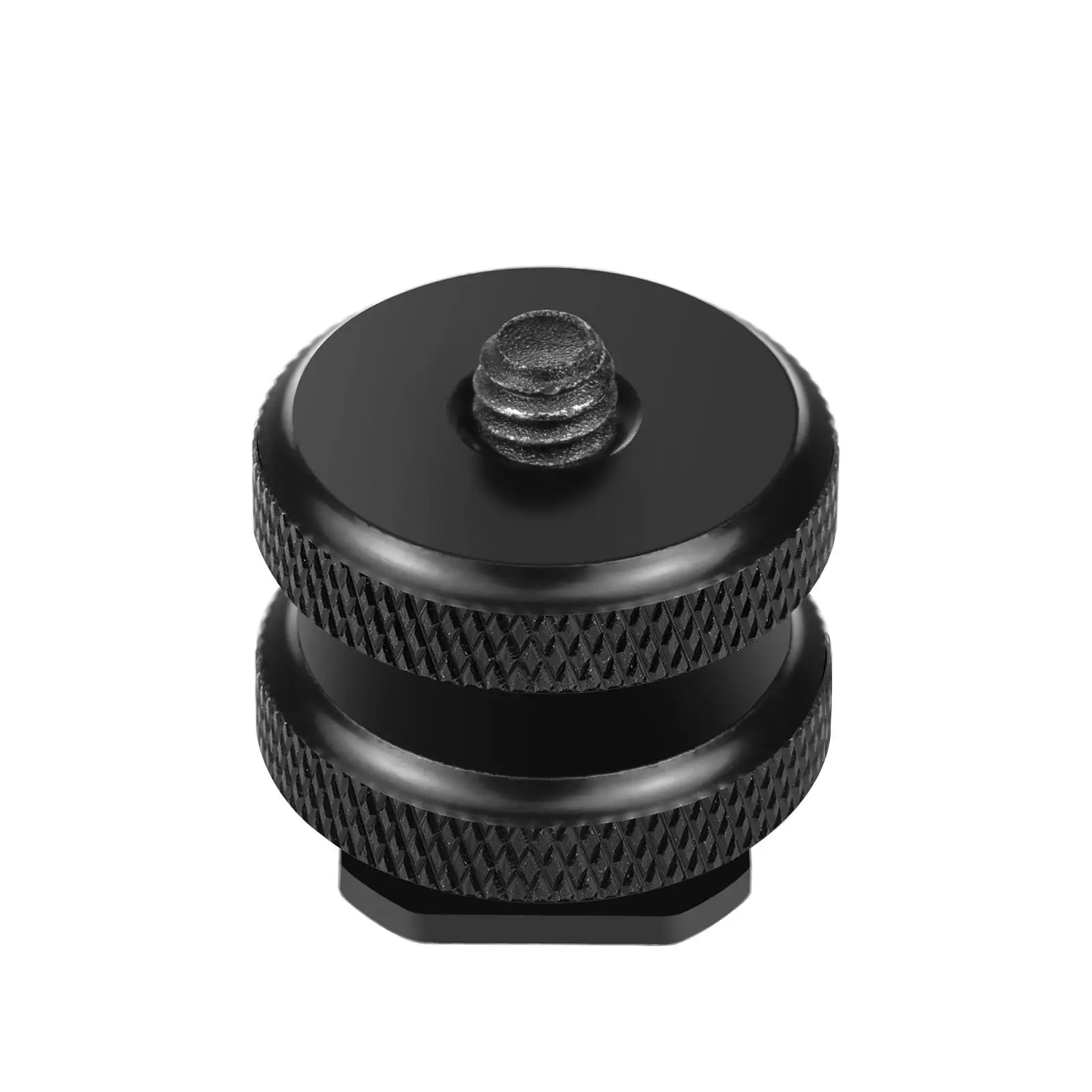 PULUZ Reinforced Hot Shoe 1/4 inch Screw Adapter with Double Nut for DSLR Cameras / GoPro and Other Action Cameras