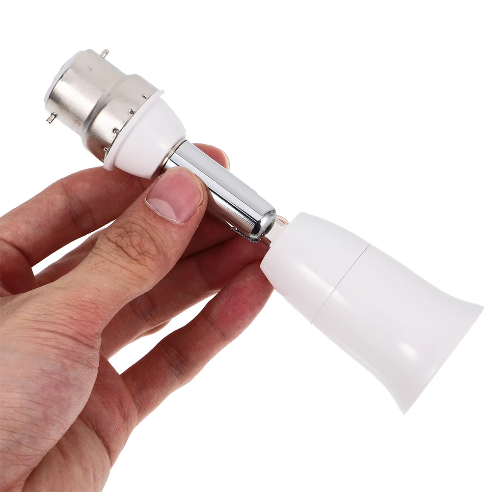 

2pcs Lamp Socket 4.5 Inch Adjustable 90°Vertical 360°Horizontal E27 Base Converter 110 250V 150W Light Bulb Extension