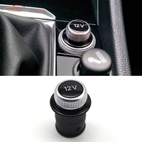 Car 12V interior cigarette lighter decorative cover For Audi A3 3V A4 B8 B9 Avant A5 8T A6 C7 C8 A7 A8 Q3 Q5 8WD 919 311