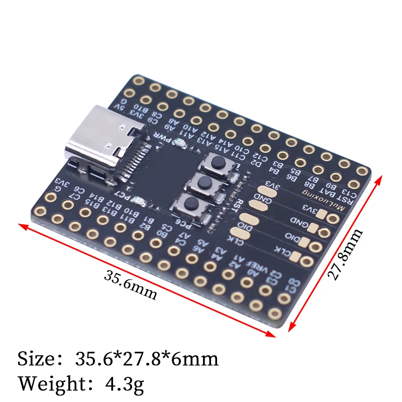 Original chip STM32F103RCT6 Mini development board ARM core board flight control ultra-small CH340 serial port