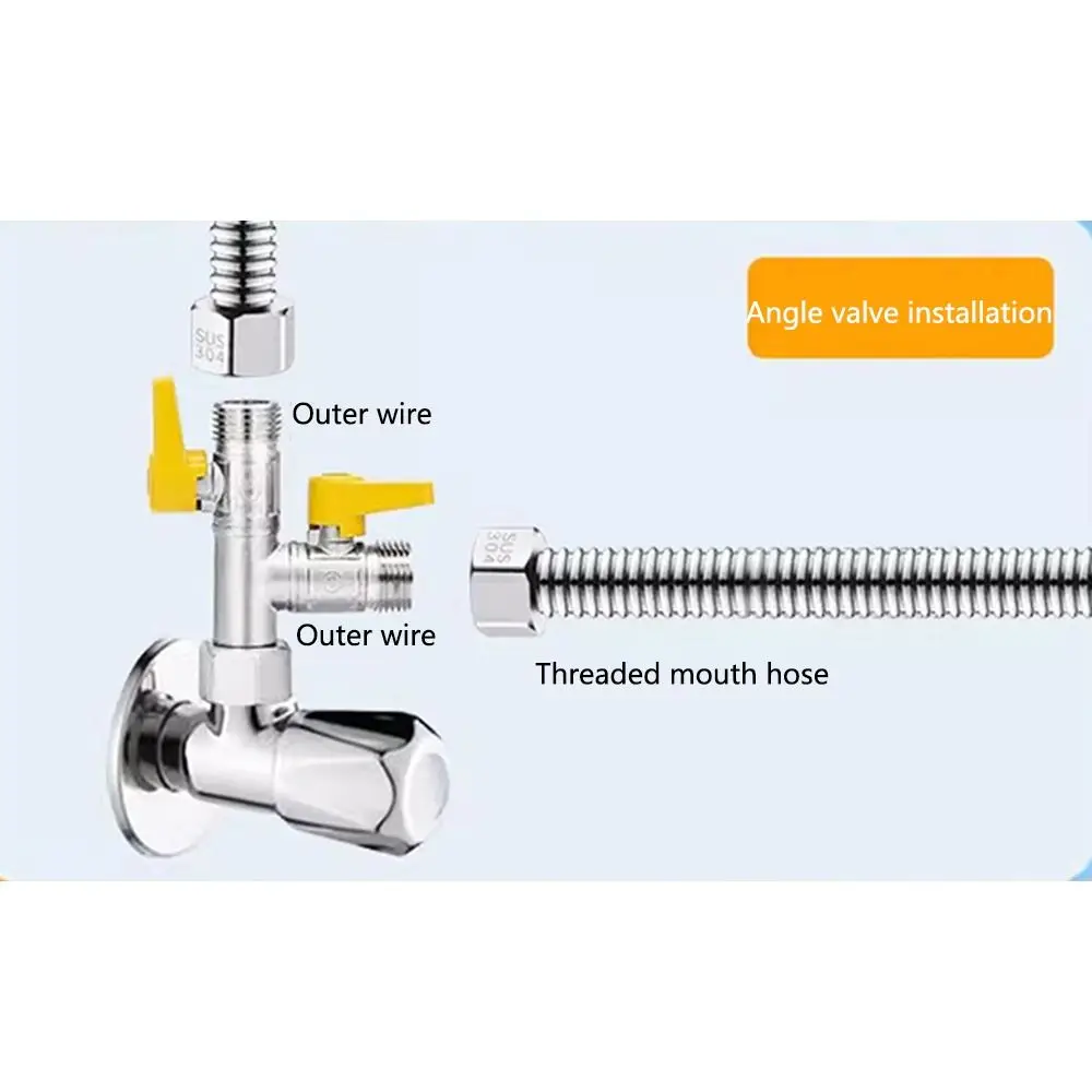 2/3 Switch Brass Diverter Valve Rustproof 1/2" Hose Barb Y Shaped Ball Valve Easy To Install Thickened 3 Way Shut Off Valve