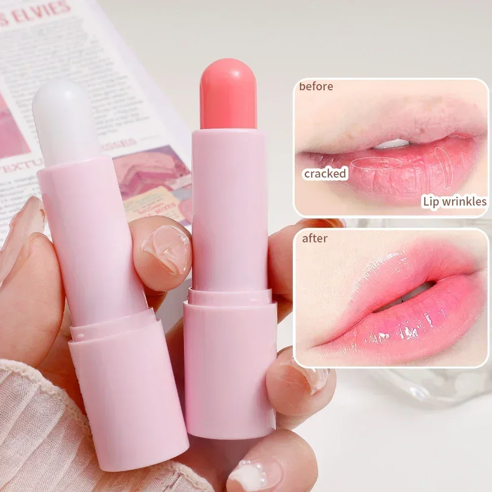 Transparent Moisturizing Lip Balm Remove Dead Skin Reduce Lip Lines Long Lasting Nourish Lipsticks Natural Lips Care Cosmetics