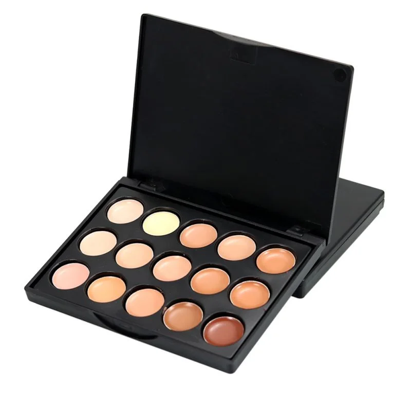 15 Colors Face Concealer Palette Foundation Shades Contour Makeup Kit Waterproof Natural Bronzer Cream Makeup Cosmetic