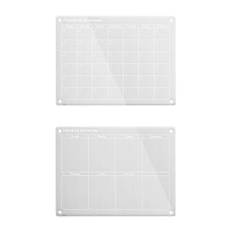 Advanced Weekly Calendar For Fridge Dry Erase Board Calendar For Fridge, Reusable Planner, Gift For Home Organization