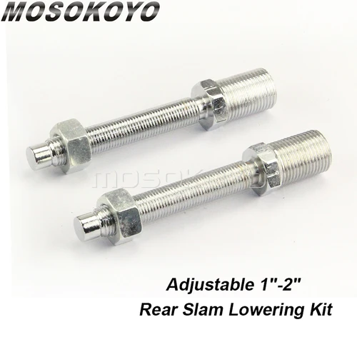 Kit de descenso trasero ajustable de 1-2 pulgadas para Harley Softail 2000-2015 Fatboy Breakout FXSB Heritage FLSTC Springer Deluxe personalizado Deuce