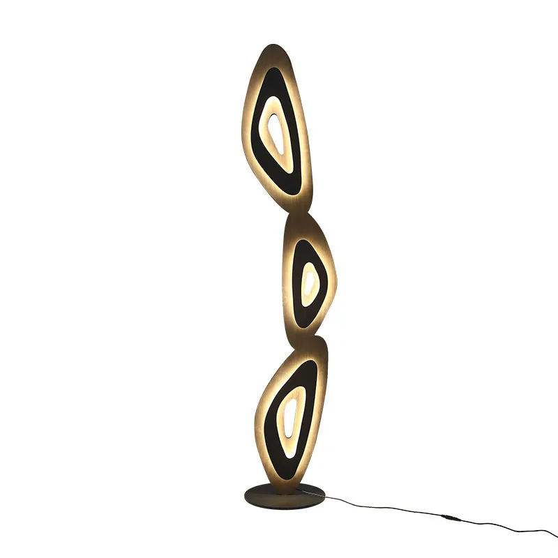 

Modern simple Nordic creative metal LED floor lamp, height adjustable, warm light, suitable for bedroom headboard decoration