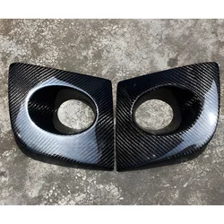 GD Car Front Bumper Foglight Cover Frame Fits Subaru Impreza WRX STI 9 2006 2007 Real Carbon Fiber Accessories Tuning Body Kit